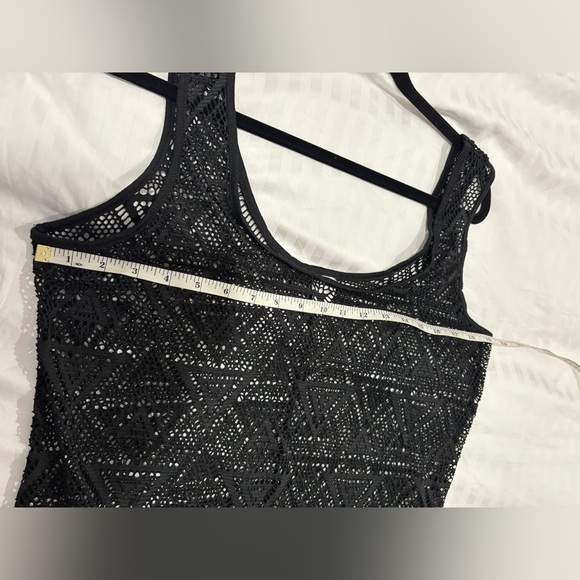 Xhilaration Black High Low Dress, perfect over bathing suit, size XL - Picture 3 of 4